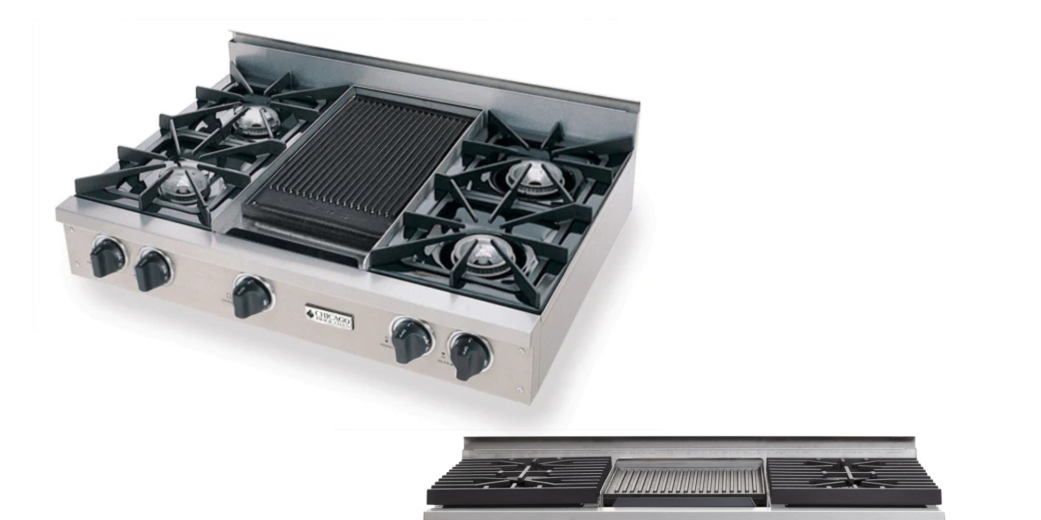 Natural Gas-ready Cooktops, Ranges, and Ovens.