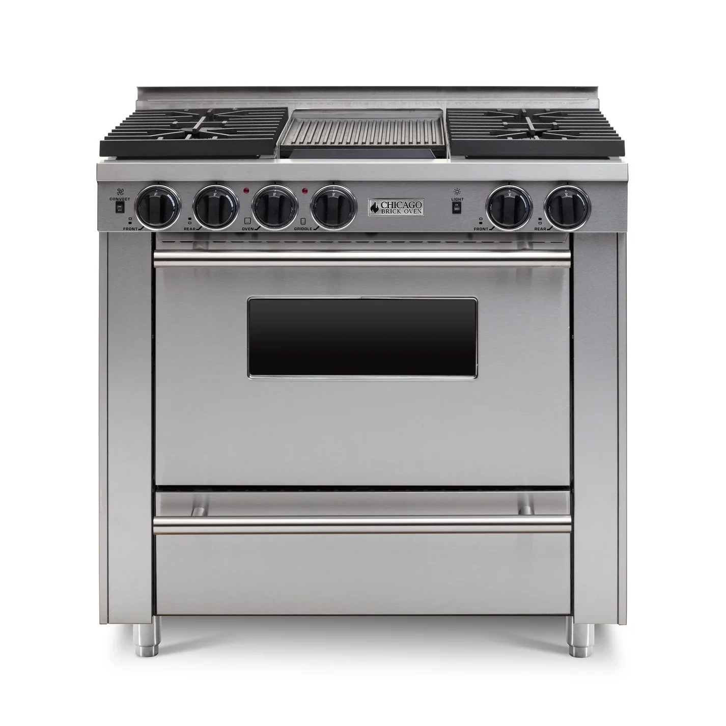 Dual-Fuel Gas Burners/Electric Oven