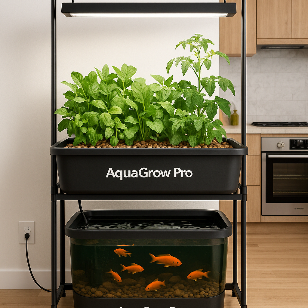 SM Hearth AquaGrow Pro Aquaponics System for the Home Kitchen