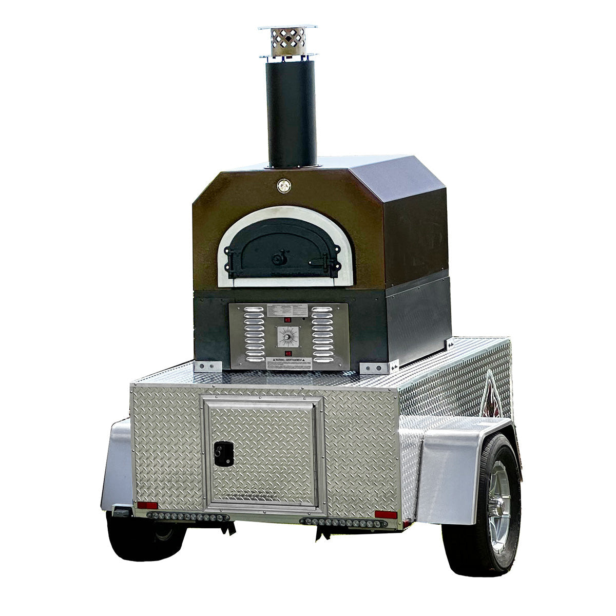 CBO 750 Tailgater | Wood Fired Pizza Oven Trailer | 38" X 28" cooking surface | 2-3 - 10" pizzas at a time | 50-60 pizzas an hour