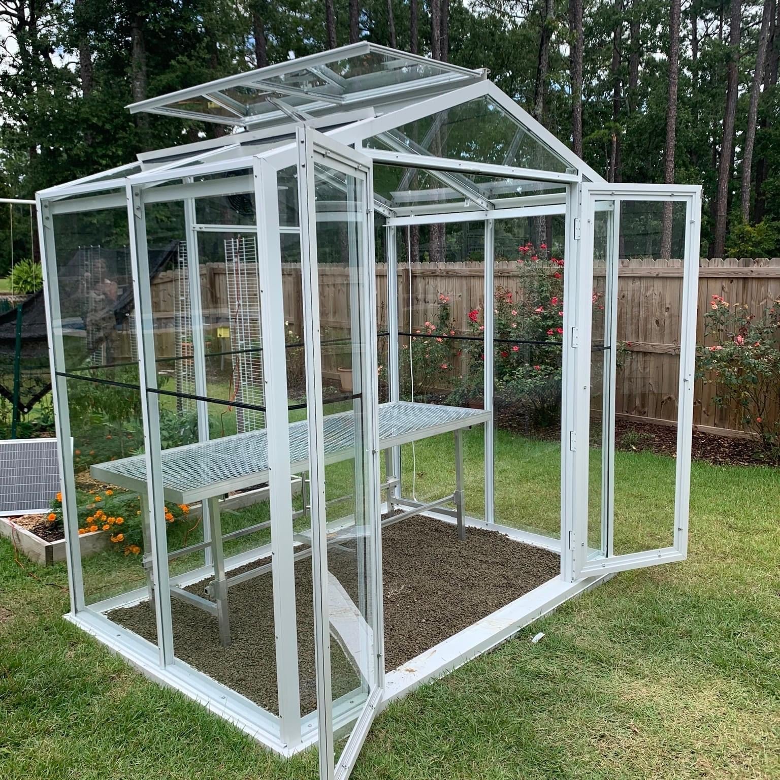 The Sago Greenhouse 5' x 8' Lifetime Warranty