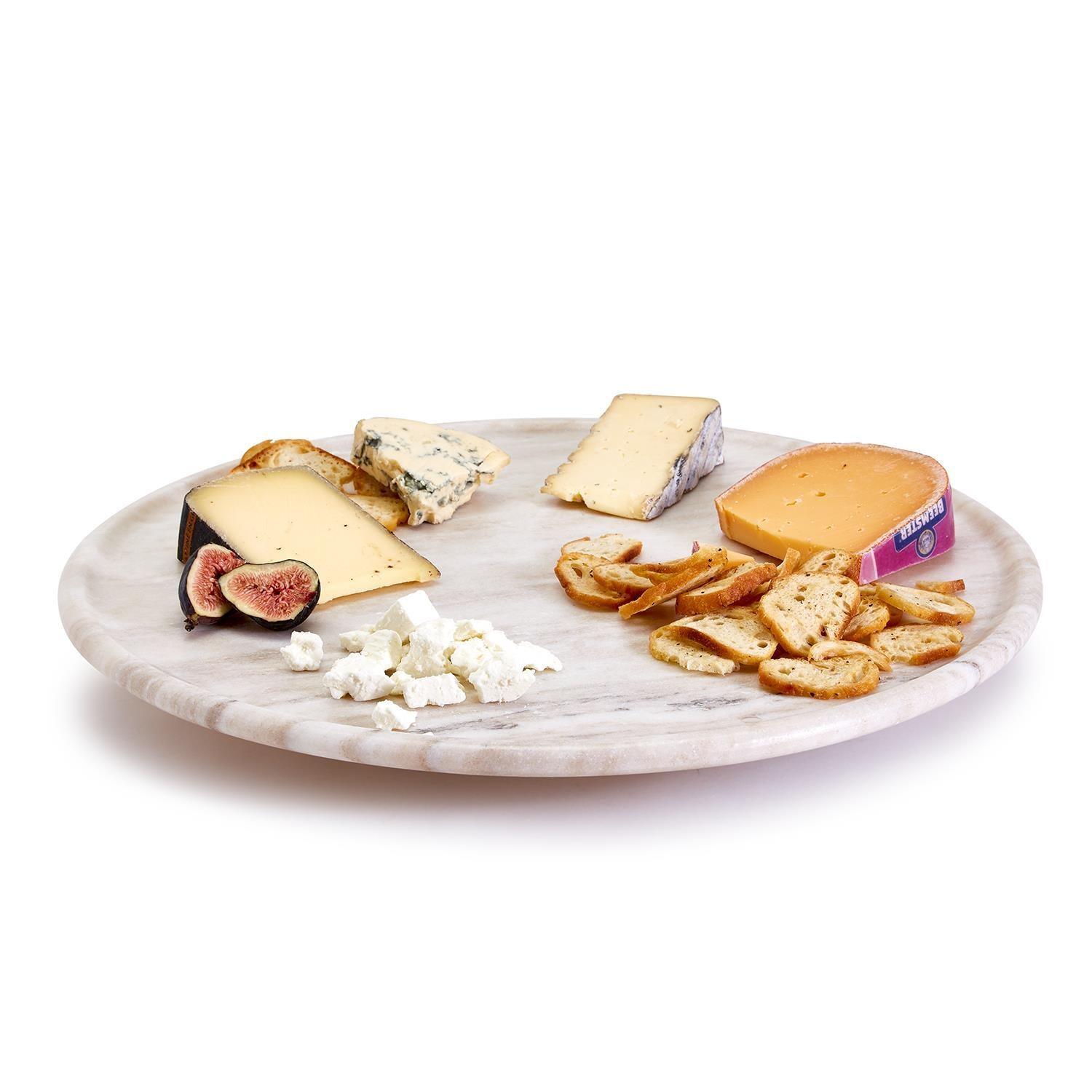 Marble Lazy Susan for Charcuterie