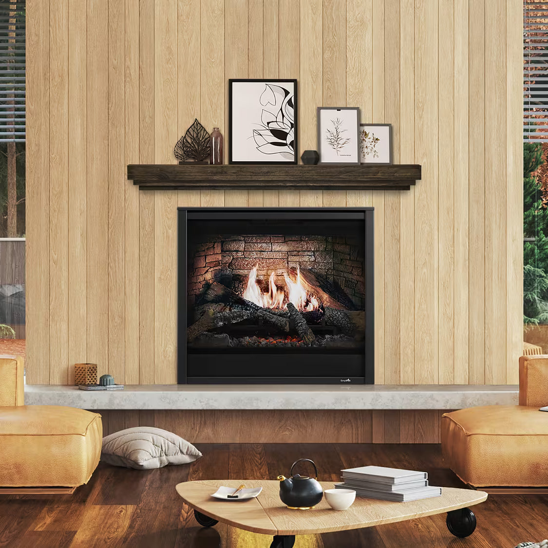 Inception 36" Traditional Electric Fireplace
