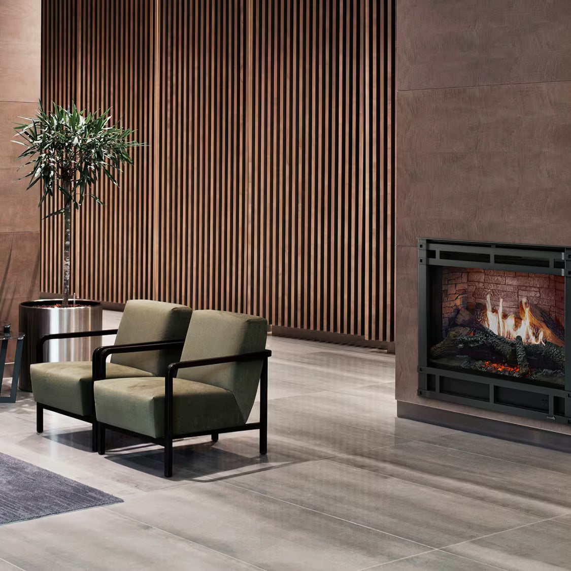 Inception 36" Traditional Electric Fireplace