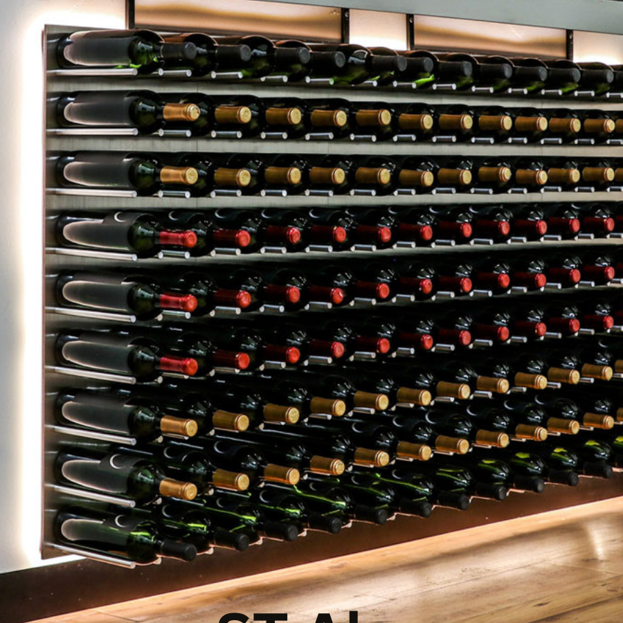 Ultra HZ or ST Fusion 48" Vertical Wine Wall - Custom Wine Display