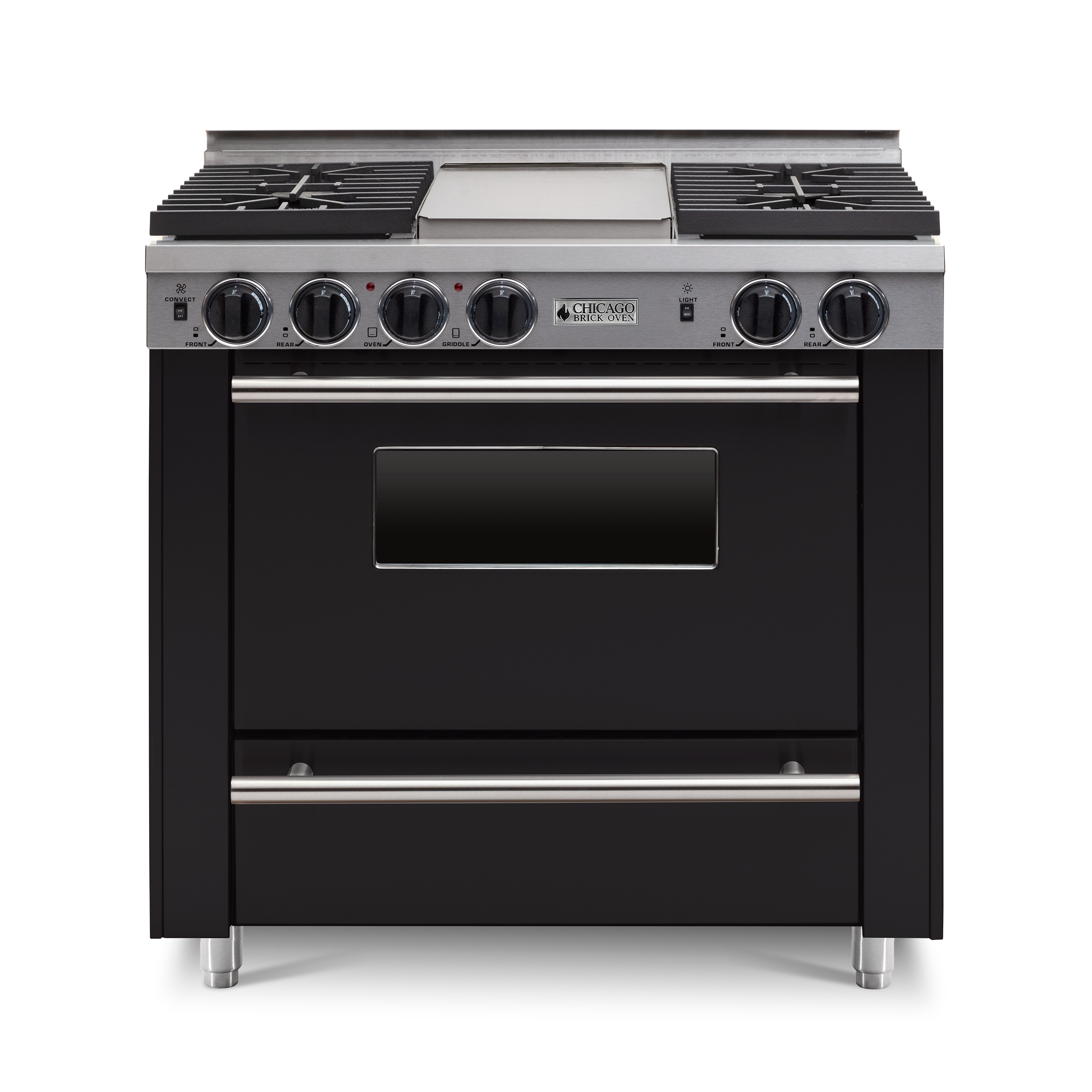 36” All-Gas Convection Range - Sealed Burners (4-6 Burners Option )