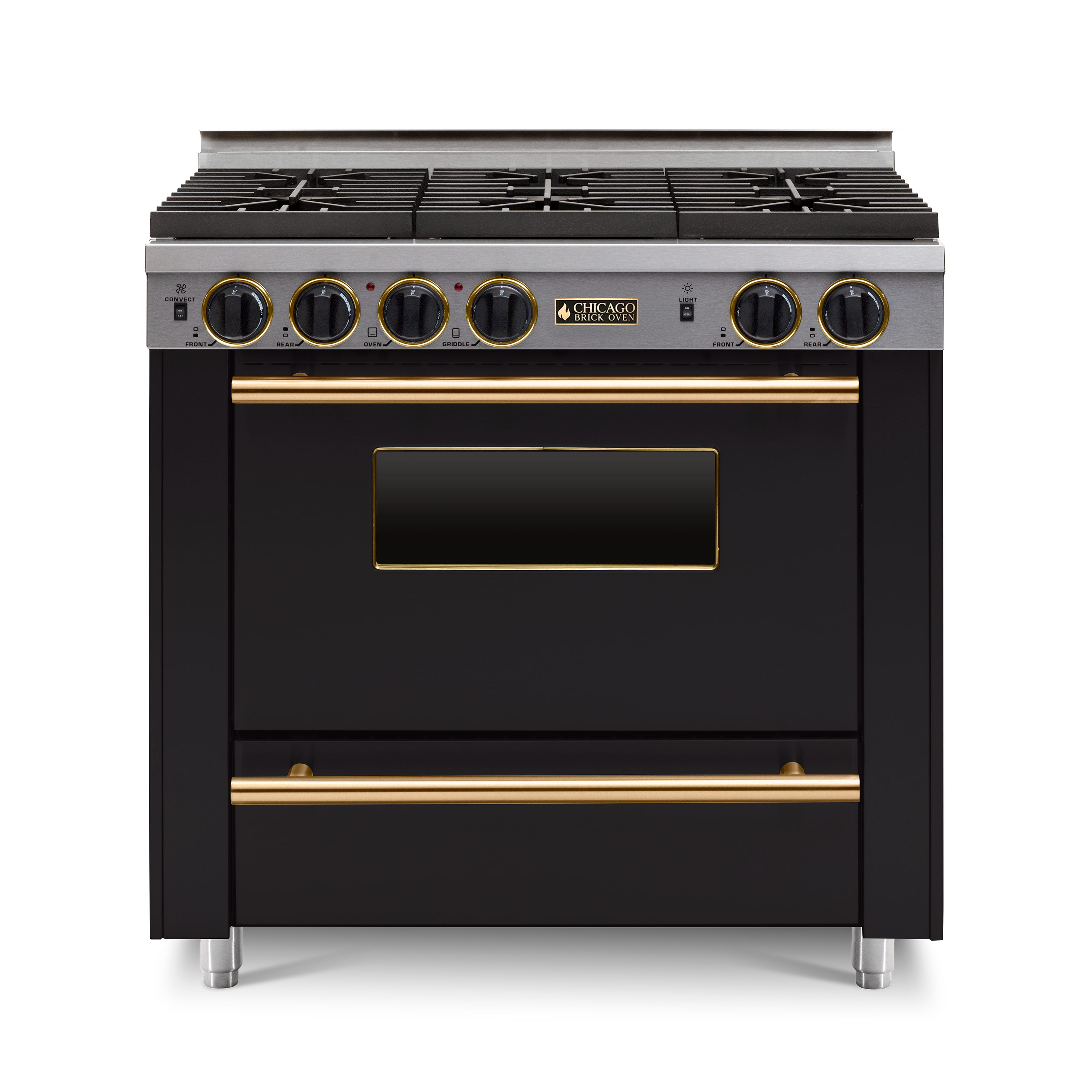 36” All-Gas Convection Range - Sealed Burners (4-6 Burners Option )