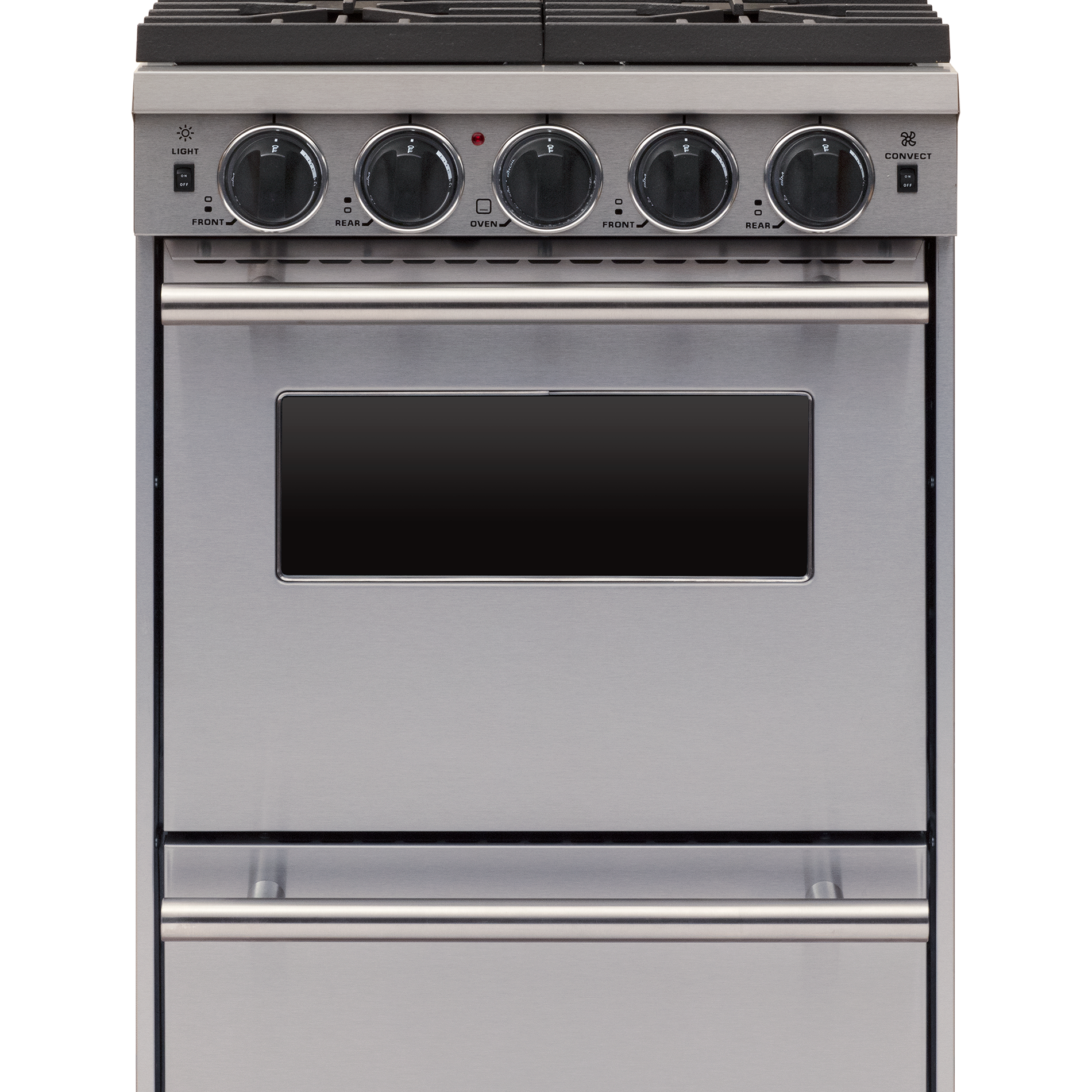 24” All Gas Convection Range - Sealed Burners