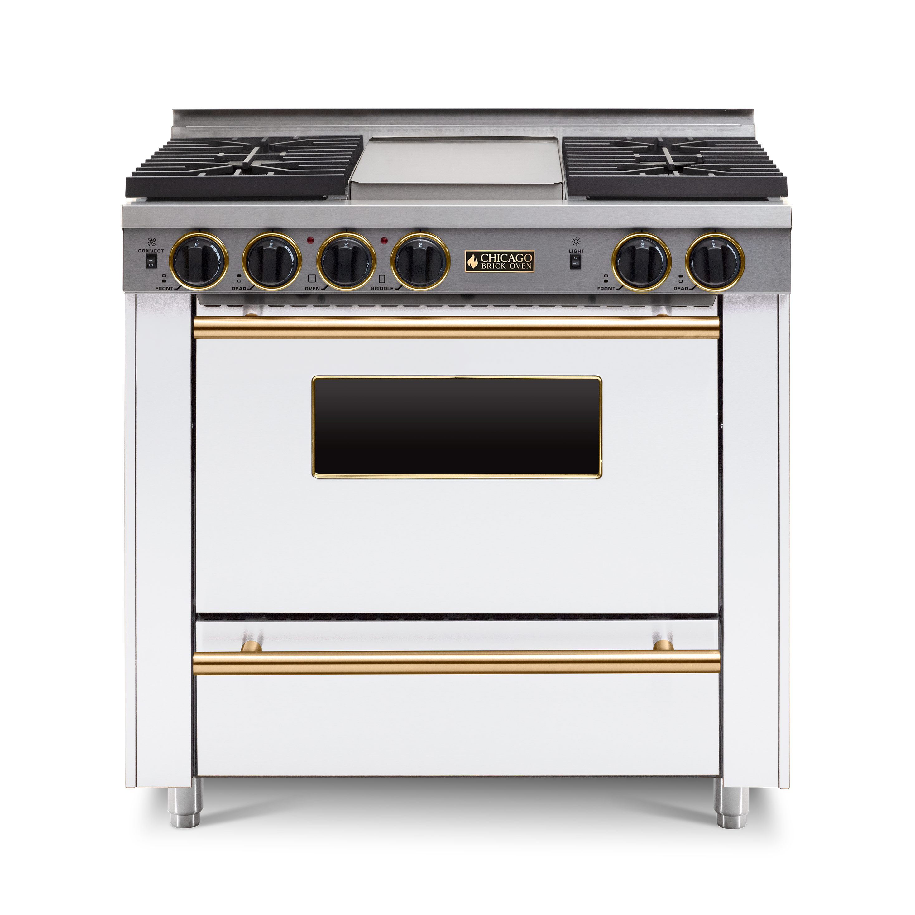 36” All-Gas Convection Range - Sealed Burners (4-6 Burners Option )