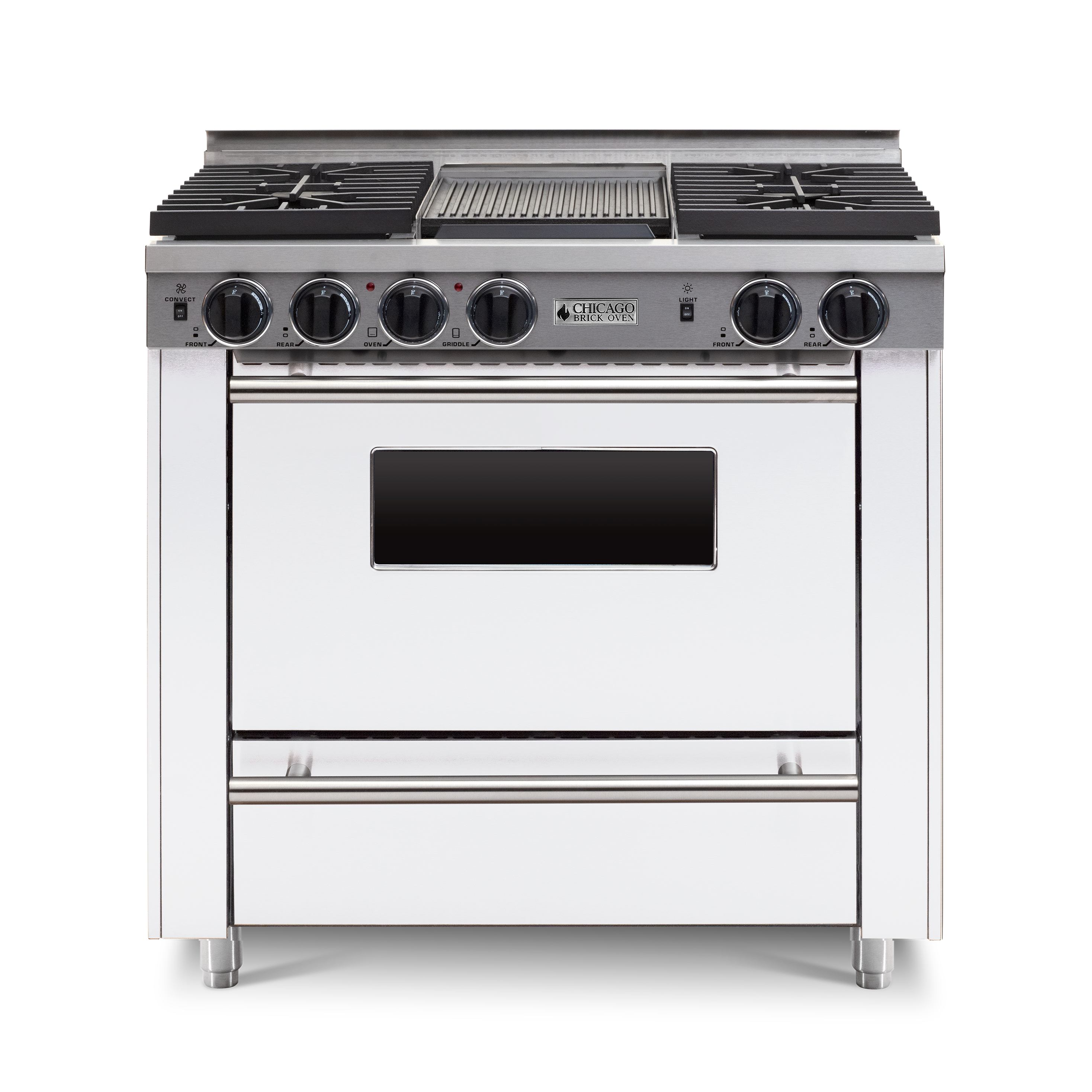 36” All-Gas Convection Range - Sealed Burners (4-6 Burners Option )