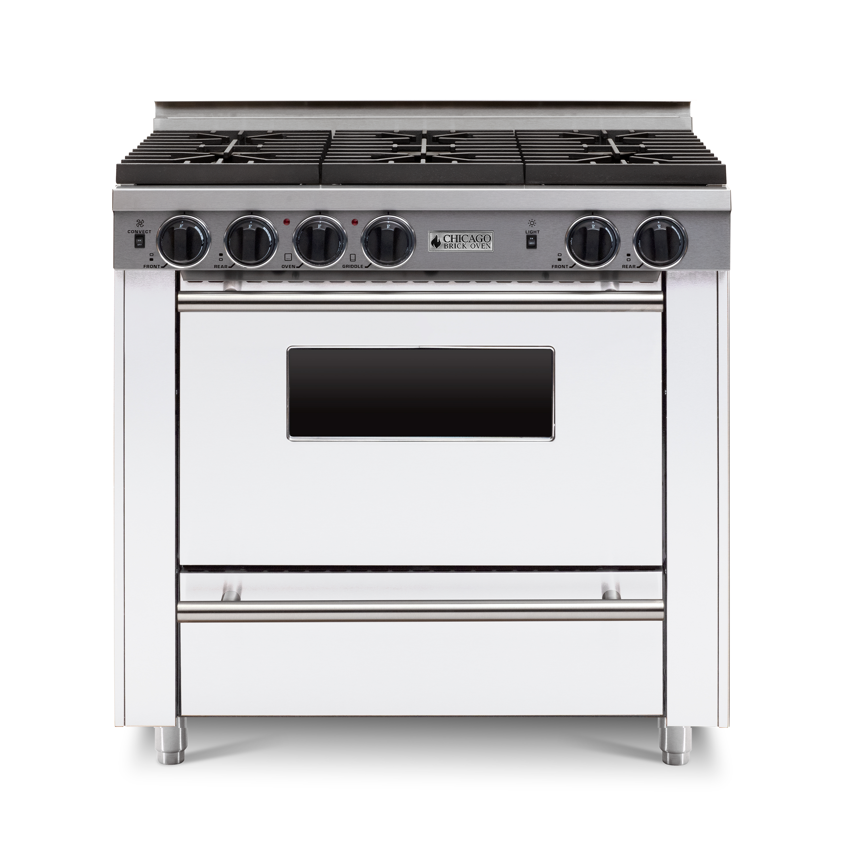 36” All-Gas Convection Range - Sealed Burners (4-6 Burners Option )