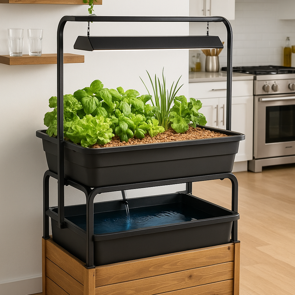 SM Hearth AquaGrow Pro Aquaponics System for the Home Kitchen