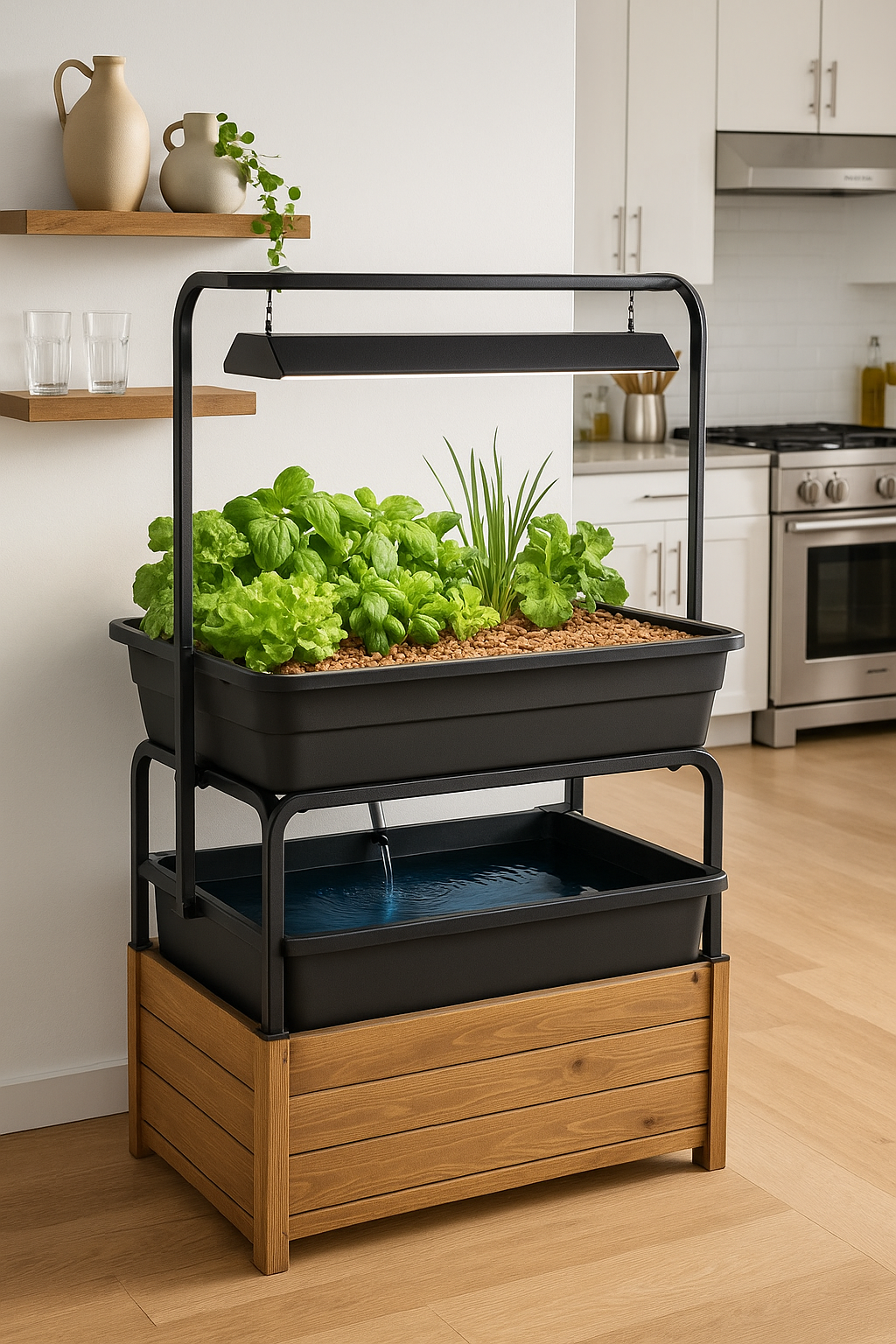 SM Hearth AquaGrow Pro Aquaponics System for the Home Kitchen