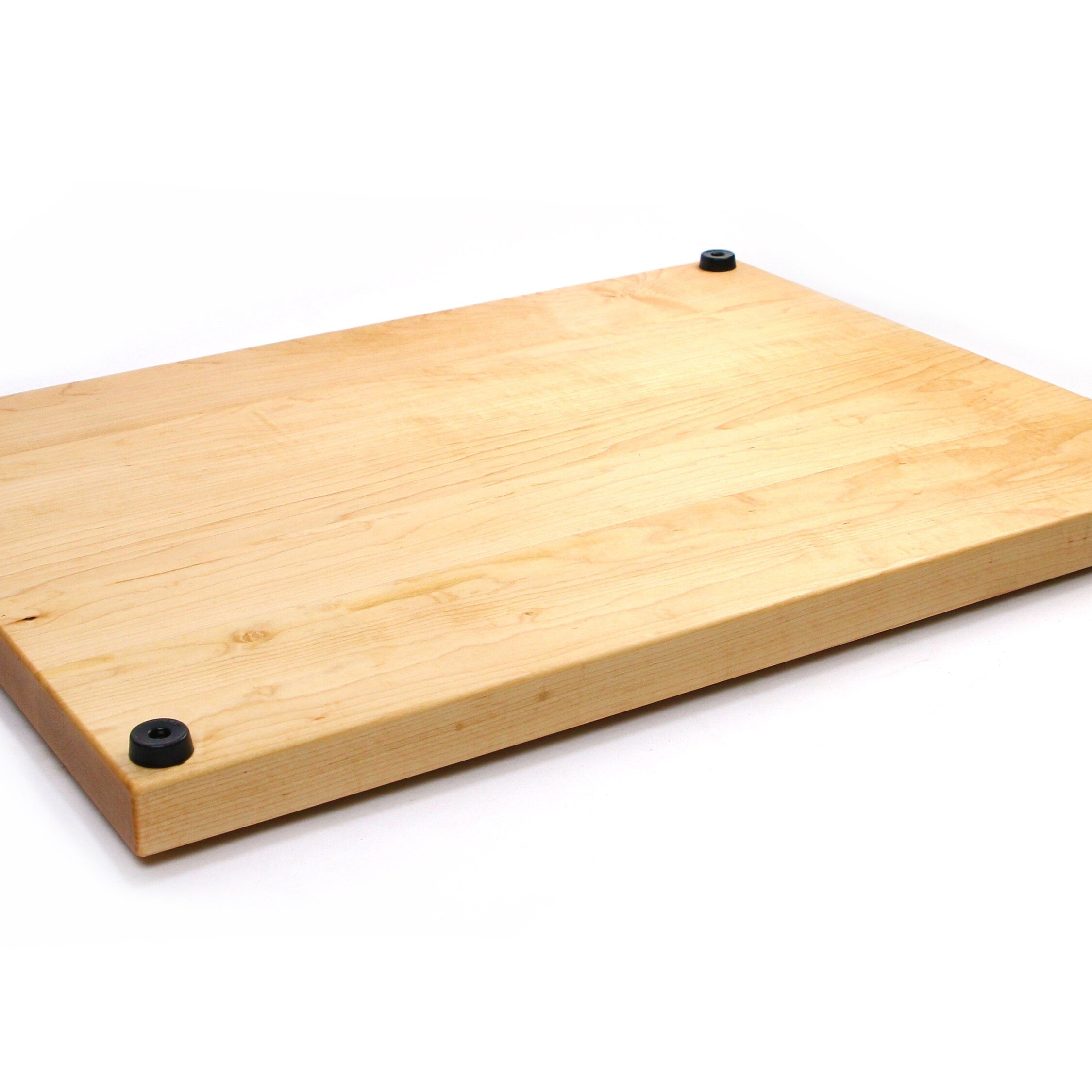 1.25” Thick Extra Large Butcher Block Cutting Board With Rubber Feet, Thick Cutting Board, Wood Chopping Board, American Made Maple Hardwood