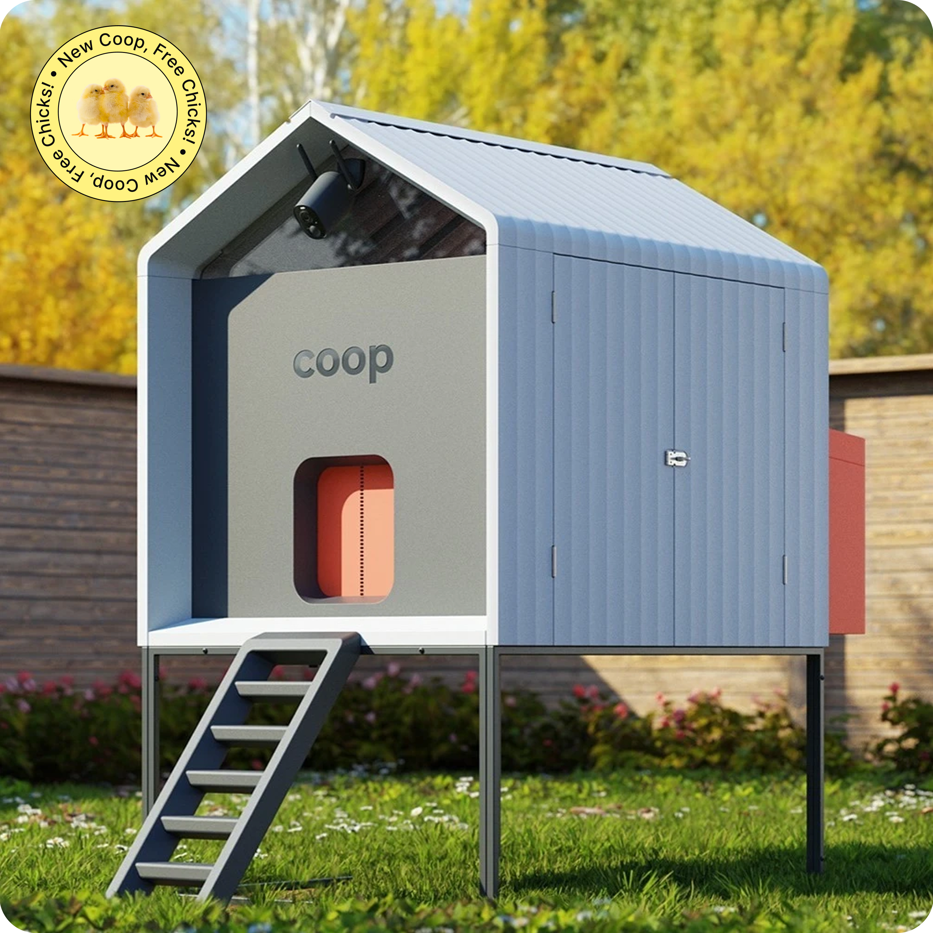 The Smart Coop + Base (+ Free Chicks! 🐣)