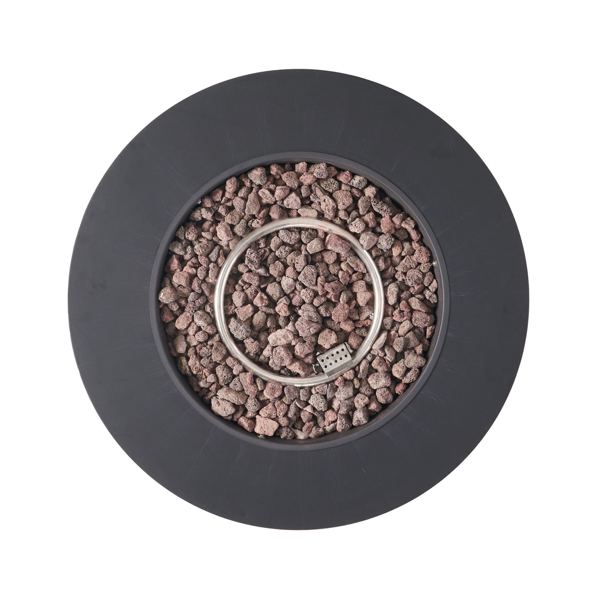 Modern 32-Inch 40K BTU Round Iron Propane Fire Pit