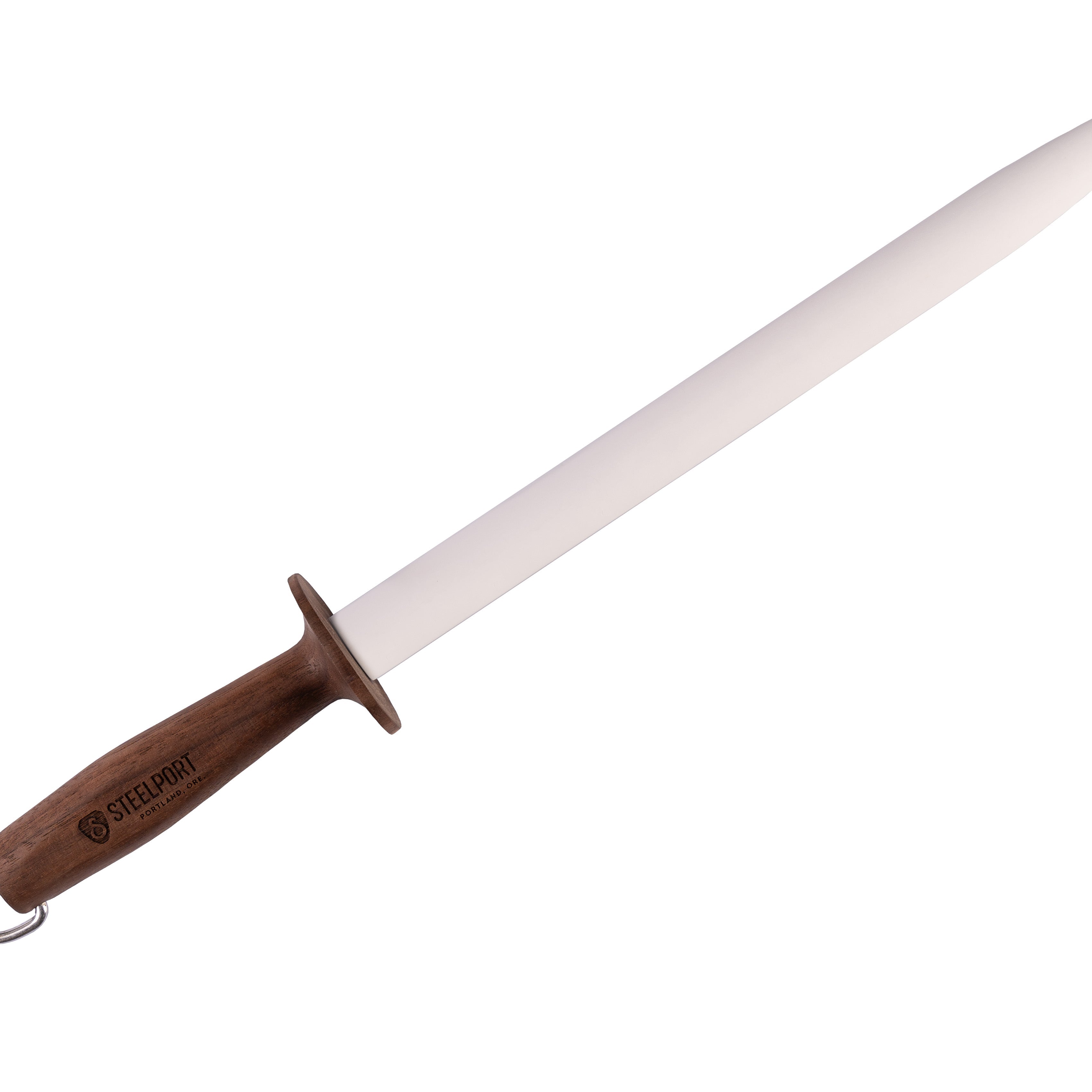 12" Oval Ceramic Honing Rod