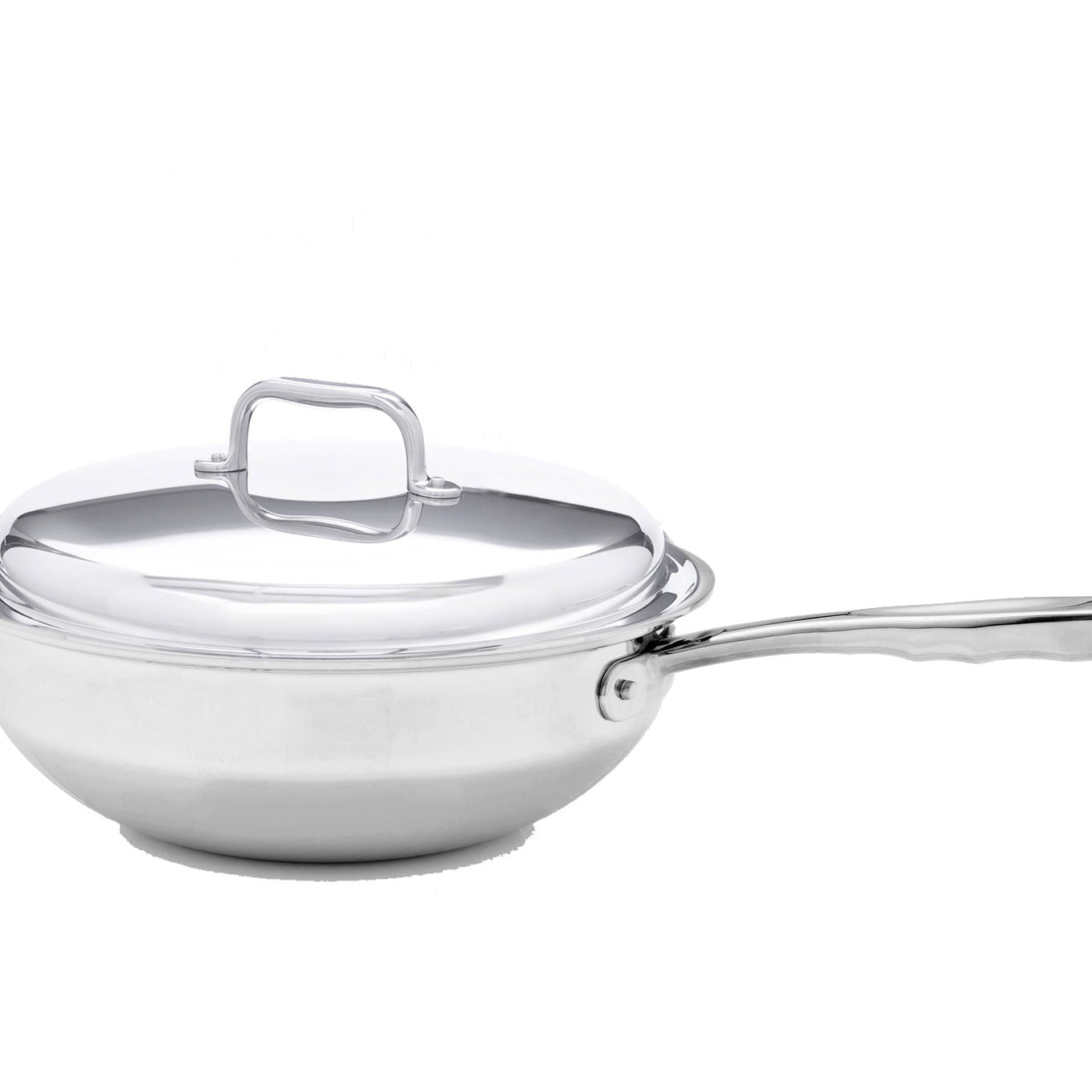 5 Quart Stainless-Steel Wok