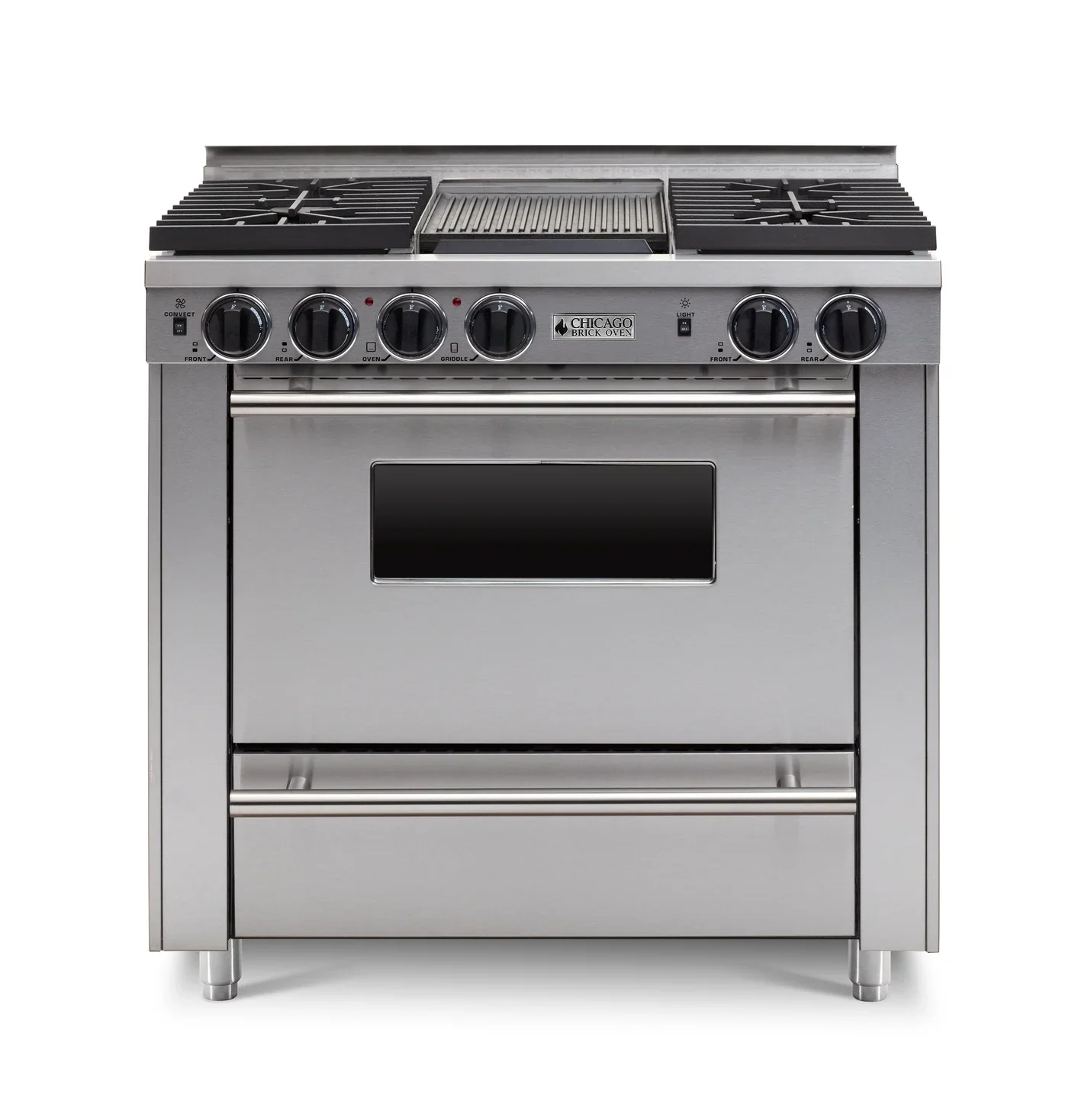 Dual-Fuel Gas Burners/Electric Oven