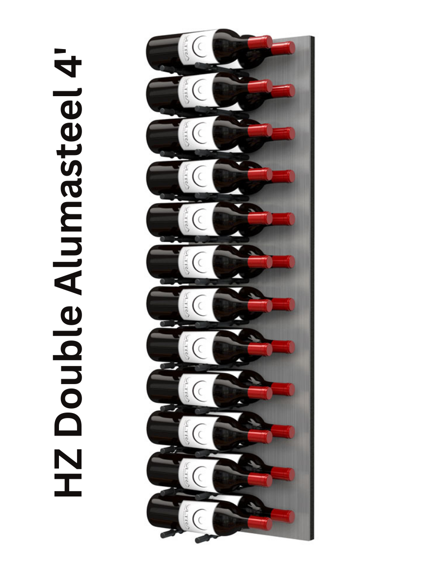 Ultra HZ or ST Fusion 48" Vertical Wine Wall - Custom Wine Display
