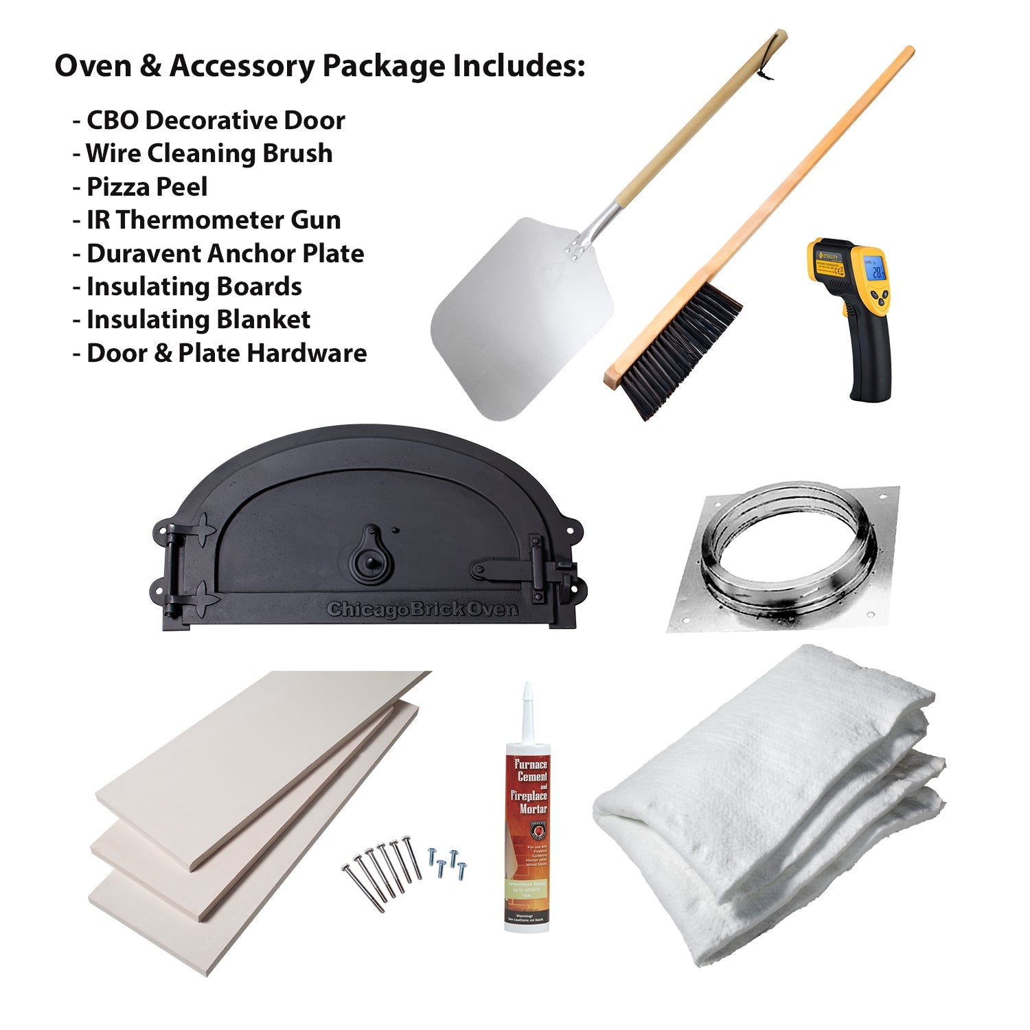 CBO 750 Hybrid Pizza Oven DIY Kit (Commercial) |  Dual-Fuel (Gas and Wood)