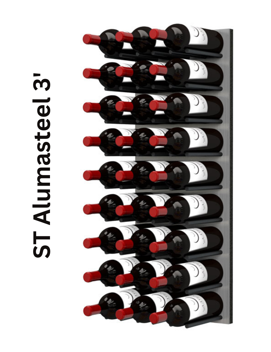 Ultra HZ or ST Fusion 36" Vertical Wine Wall - Custom Wine Display