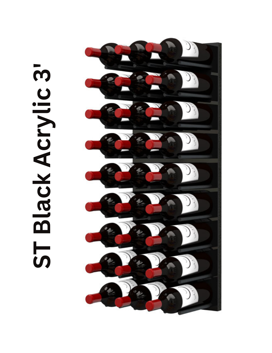 Ultra HZ or ST Fusion 36" Vertical Wine Wall - Custom Wine Display
