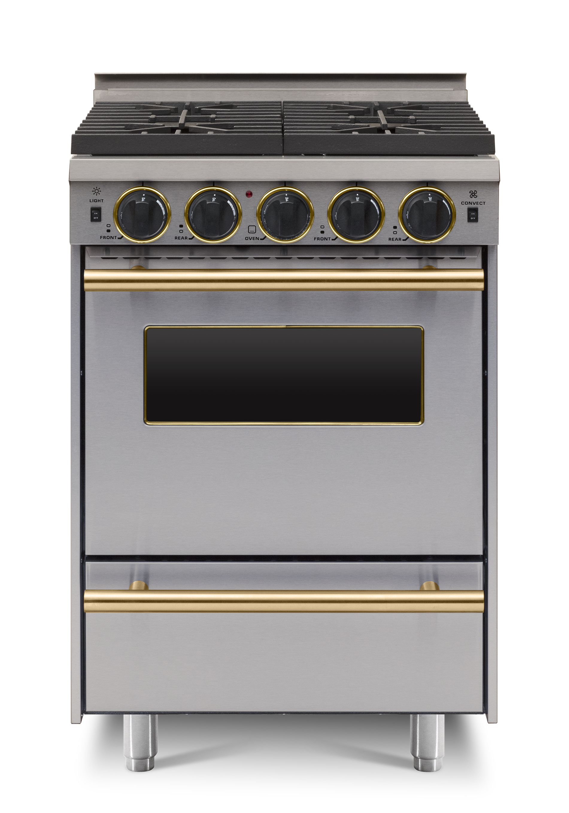 24” LP All-Gas Convection Range - Open Burners