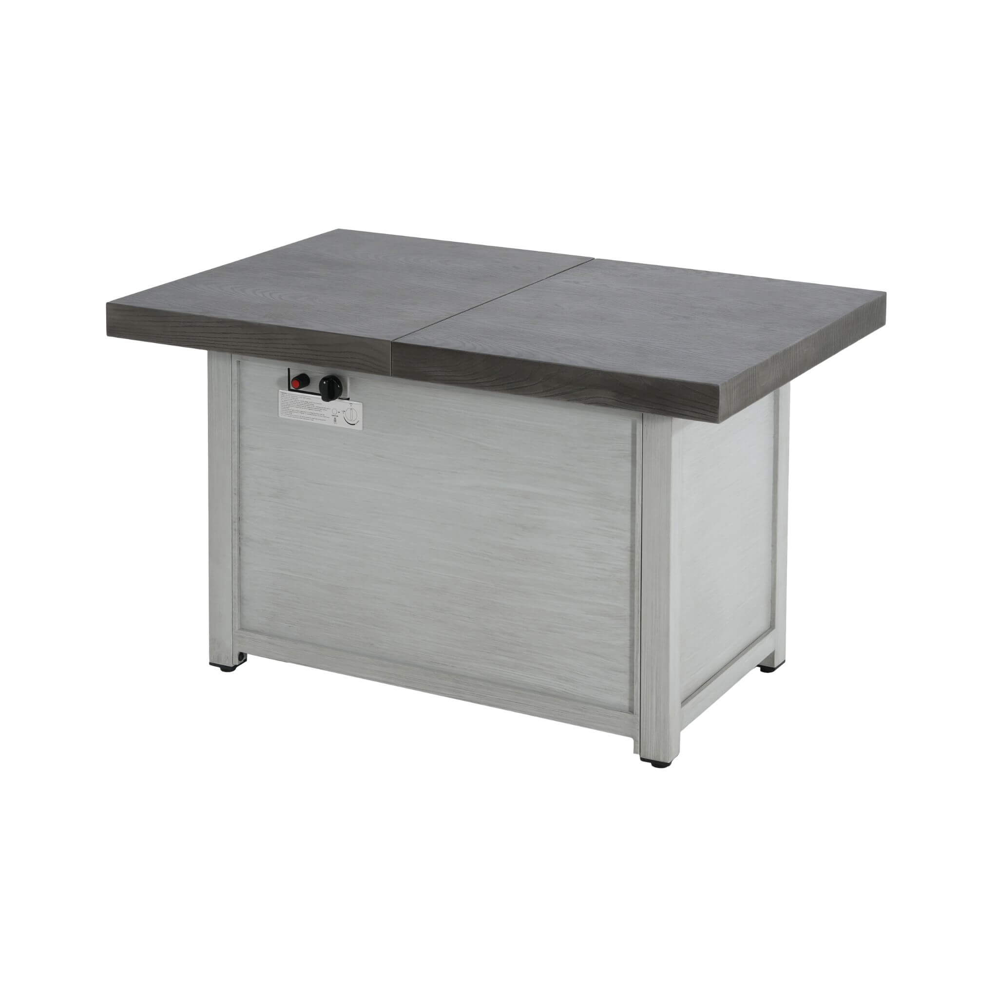 Alora Premium 50K BTU Rectangle Outdoor Aluminum Fire Pit Table