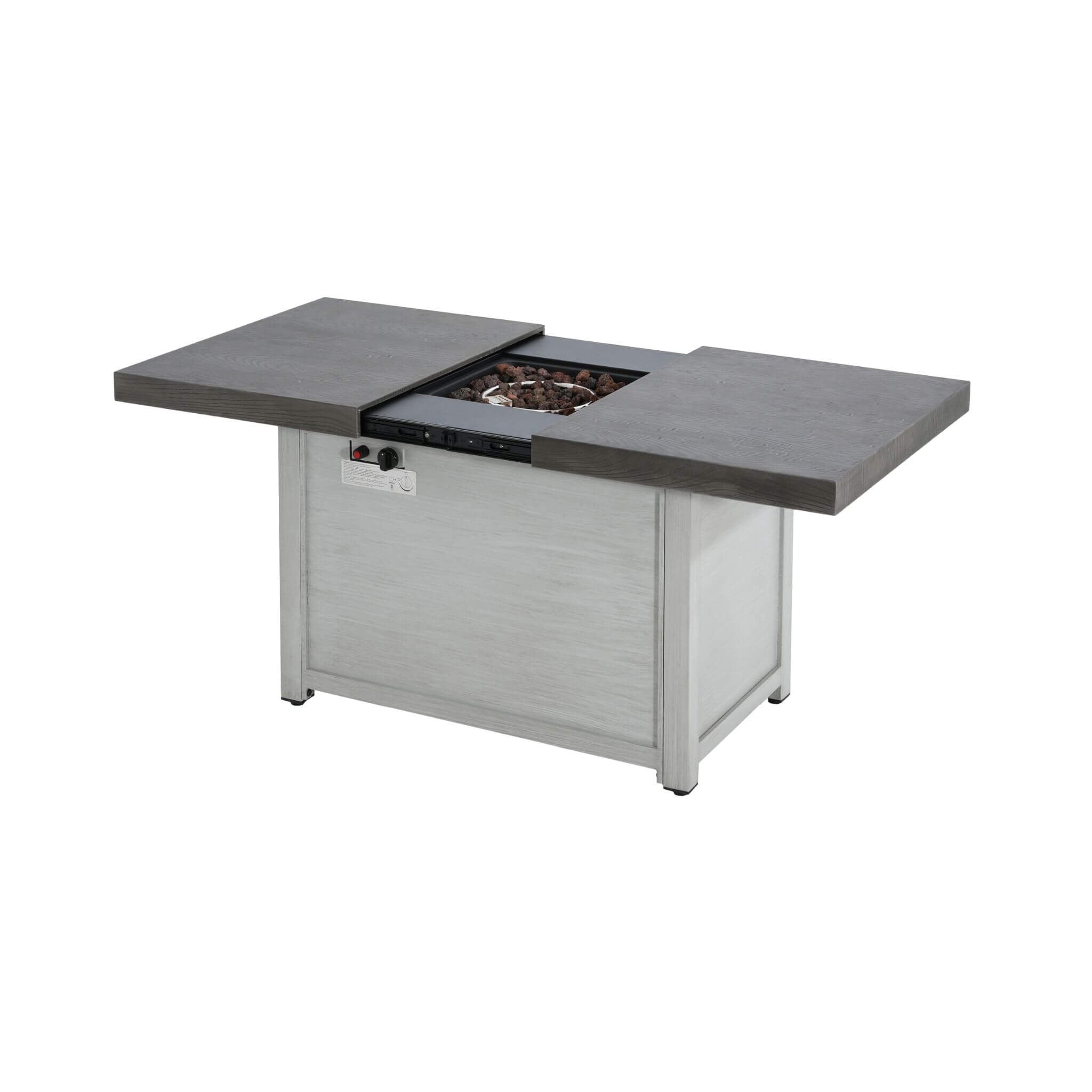 Alora Premium 50K BTU Rectangle Outdoor Aluminum Fire Pit Table