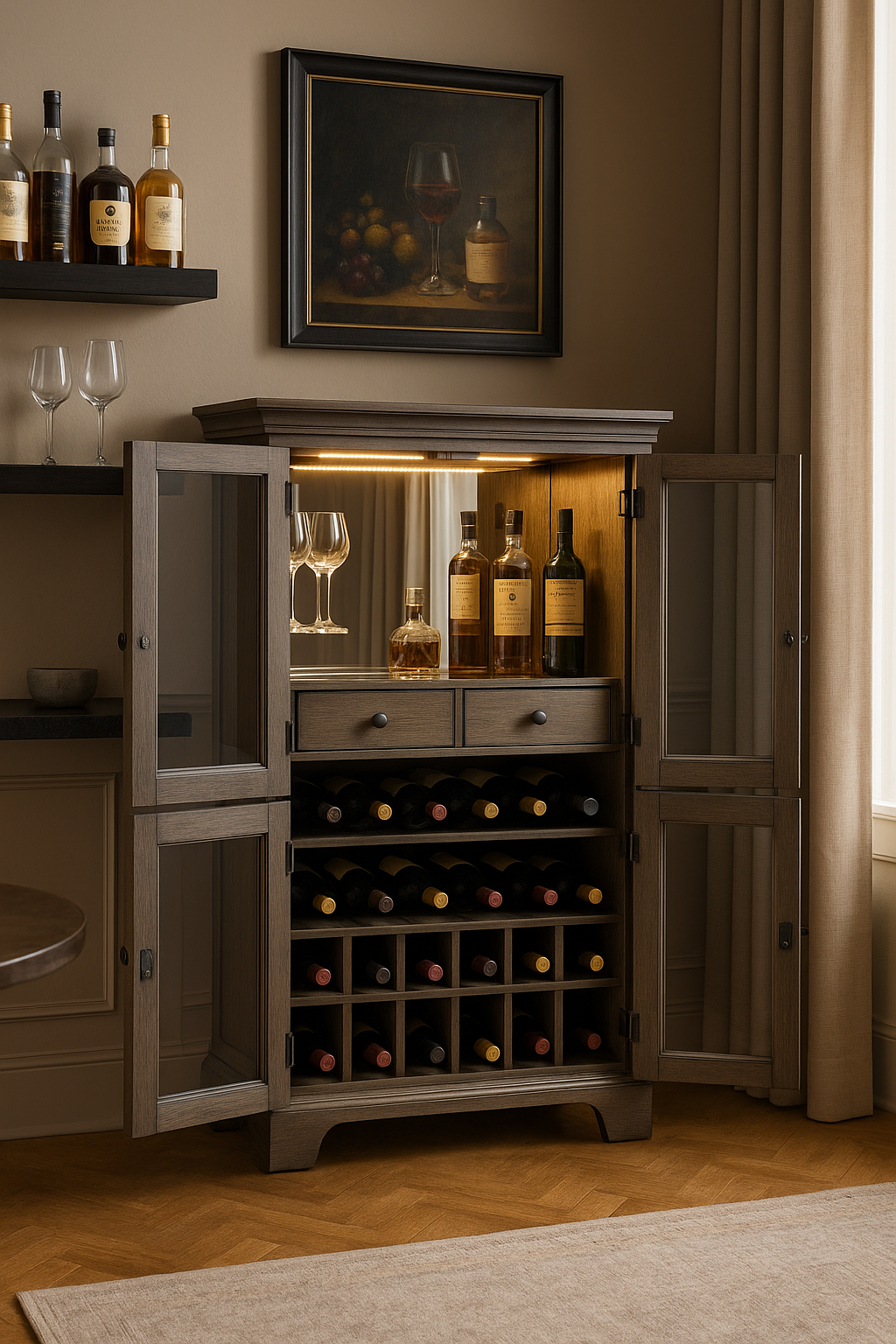 SMHearth Fortessa Illume Bar Cabinet