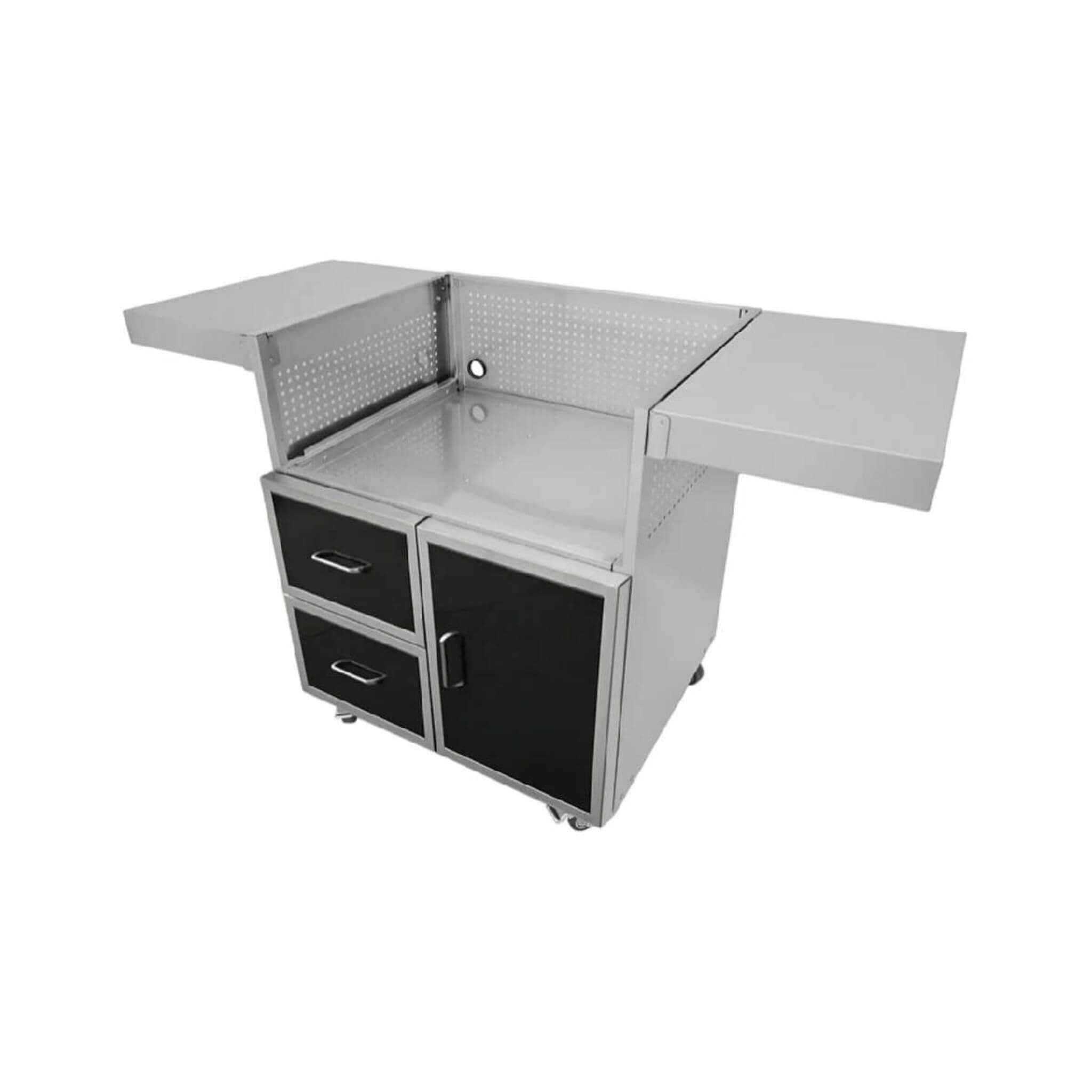 Wildfire Outdoor Living Black Stainless Steel Outdoor Grill Cart