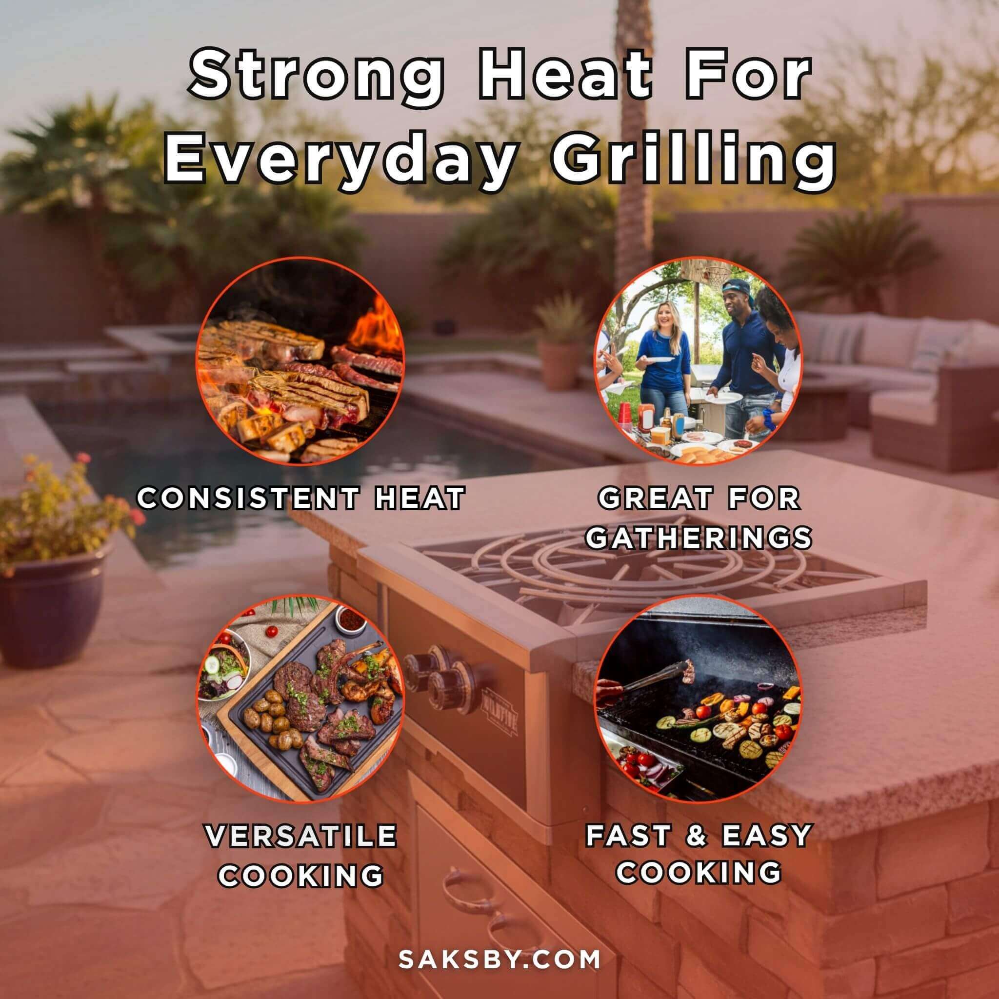 Wildfire Outdoor Living Ranch Pro 24-Inch Stainless Steel Power Burner